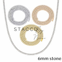 Load image into Gallery viewer, BRITTANY 6mm TENNIS NECKLACE
