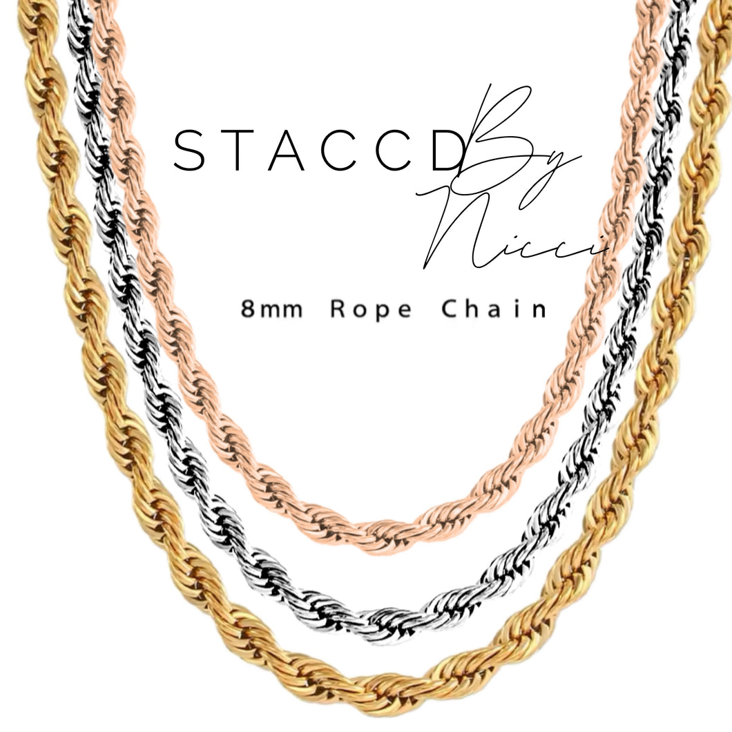 ROLLED CHAIN NECKLACE